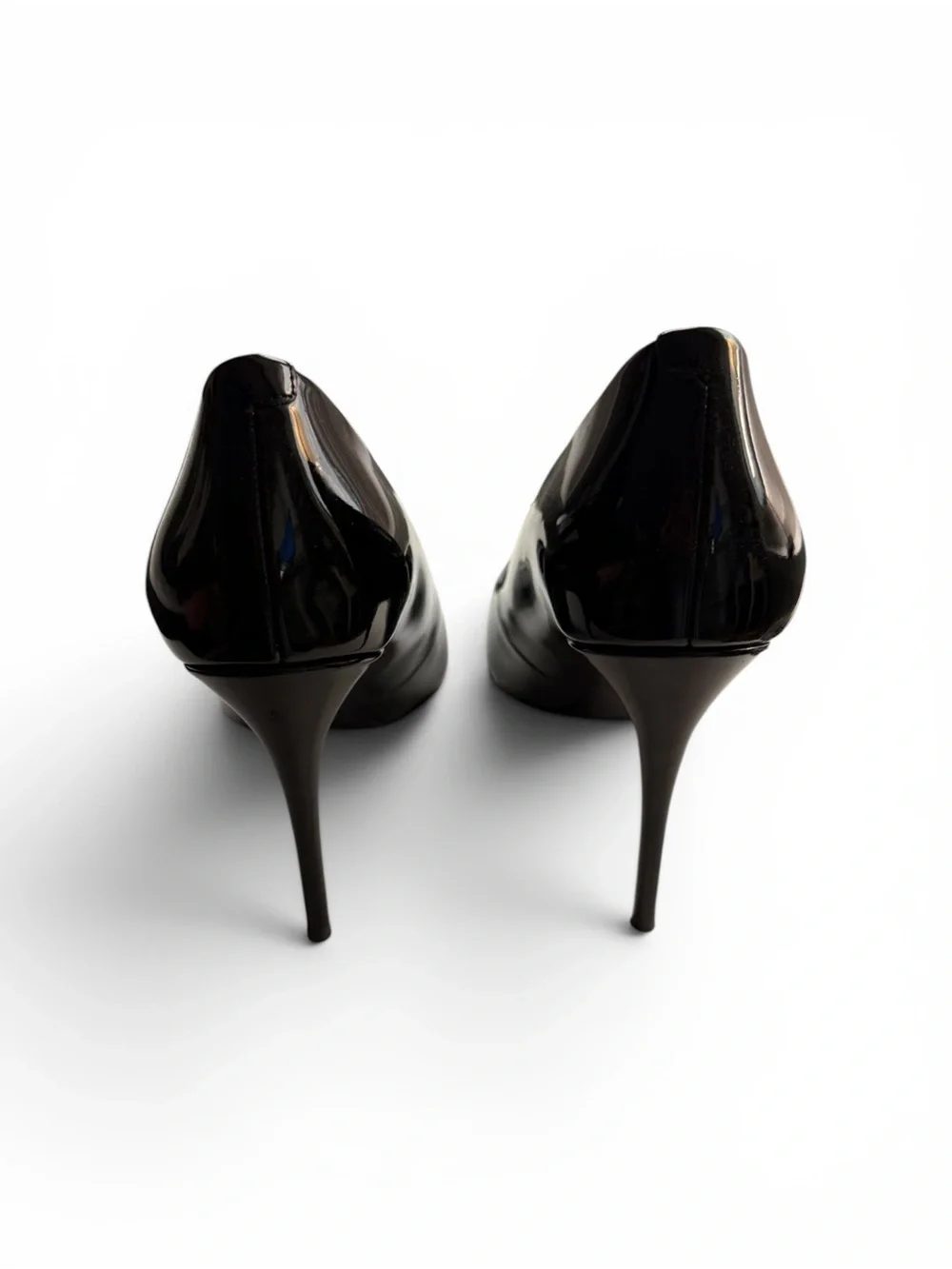 Aldo Black Patent Pointed Toe Pumps